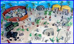 Marx recast Jungle Jim-Daktari Playset 54mm Plastic Toy Soldiers