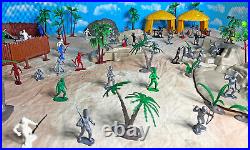 Marx recast Jungle Jim-Daktari Playset 54mm Plastic Toy Soldiers