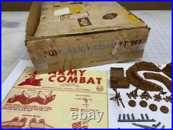 Marx/sears Army Combat 4148/6017 Boxed Playset From 1963