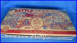 Marx vintage 1959 Battle of the Blue & Gray playset #4746 series 1000 in box