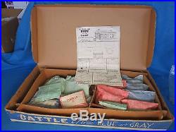 Marx vintage 1959 Battle of the Blue & Gray playset #4746 series 1000 in box