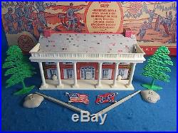 Marx vintage 1959 Battle of the Blue & Gray playset #4746 series 1000 in box