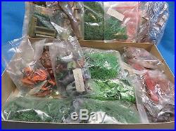 Marx vintage miniature Jungle playset, opened for inspection only, larger set