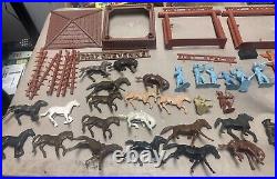 Marx western Playsets Accessories Tin Toys Ect A Huge Mix Of Stuff