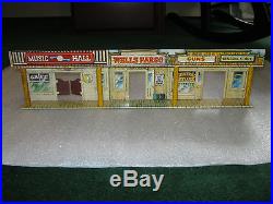 Marx western playset lot Roy Roger Mineral City, Wells Fargo, 3 buildings & more