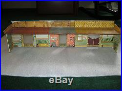 Marx western playset lot Roy Roger Mineral City, Wells Fargo, 3 buildings & more