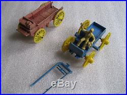 Marx western playset lot Roy Roger Mineral City, Wells Fargo, 3 buildings & more