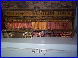 Marxy Mineral City Western Town Tin Playset Hotel Side, Building Only, Nice