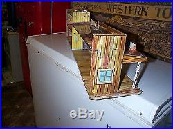 Marxy Mineral City Western Town Tin Playset Hotel Side, Building Only, Nice