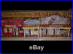 Marxy Western Town Tin Playset Jail Side Building Only #2 Nice