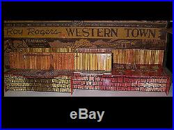 Marxy Western Town Tin Playset Jail Side Building Only #2 Nice