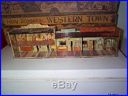 Marxy Western Town Tin PlaysetJail Side Building Only Nice