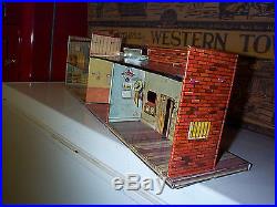 Marxy Western Town Tin PlaysetJail Side Building Only Nice
