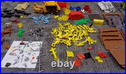 Massive lot Vintage 60's Marx & Tim Mee toys people Buildings animals