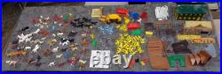 Massive lot Vintage 60's Marx & Tim Mee toys people Buildings animals