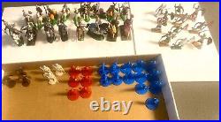 Miced Lot Of Elasotine Marx & Assorted Knoght Figures 53 Pieces Total