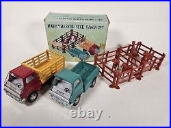 Mighty-Marx 13 Piece Ranch Set. 1960s-1970s. Western. Marx Toys. Japan