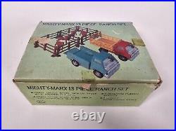 Mighty-Marx 13 Piece Ranch Set. 1960s-1970s. Western. Marx Toys. Japan