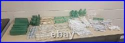 Mixed Lot Marx Rock Stone Wall Fence Trees Hedges Playset Accessory, over 160