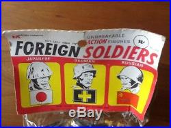 Mpc Marx Sears Playset World War 2 Russians Germans Japanese In Sealed Bag