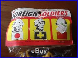 Mpc Marx Sears Playset World War 2 Russians Germans Japanese In Sealed Bag