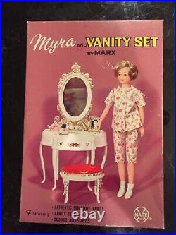 Myra And Vanity Set By Marx In Box 1965
