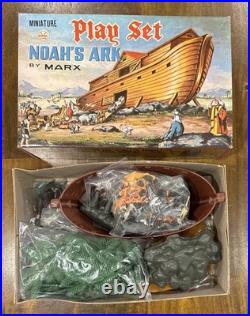 NEW Vintage 1960's Marx Mini Noahs Ark Play Set Original Complete Sealed NEW