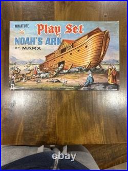 NEW Vintage 1960's Marx Mini Noahs Ark Play Set Original Complete Sealed NEW