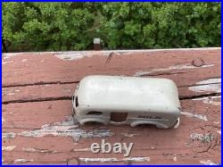 NICE Rare Prewar Marx White Milk Truck for Station, Playset, or 6 Inch Flatcar
