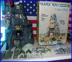 Navarone Giant Playset Vintage 3412 IN BOX. 1974. ARMY TANK ARMY MEN