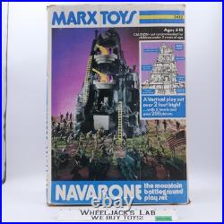 Navarone Mountain WWII Battleground Playset Toy Soldiers + Vehicles 1975 Marx