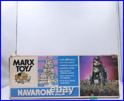 Navarone Mountain WWII Battleground Playset Toy Soldiers + Vehicles 1975 Marx