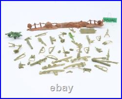 Navarone Mountain WWII Battleground Playset Toy Soldiers + Vehicles 1975 Marx