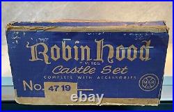 Nice 1956 Marx Robin Hood Castle Set #4719