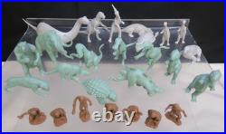 Nice Lot Vintage 1950s Marx Prehistoric Times Playset Dinosaur Plastic Figures