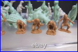 Nice Lot Vintage 1950s Marx Prehistoric Times Playset Dinosaur Plastic Figures