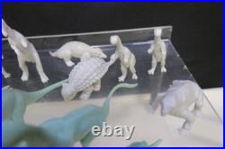 Nice Lot Vintage 1950s Marx Prehistoric Times Playset Dinosaur Plastic Figures