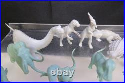 Nice Lot Vintage 1950s Marx Prehistoric Times Playset Dinosaur Plastic Figures