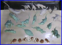 Nice Lot Vintage 1950s Marx Prehistoric Times Playset Dinosaur Plastic Figures