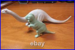 Nice Lot Vintage 1950s Marx Prehistoric Times Playset Dinosaur Plastic Figures