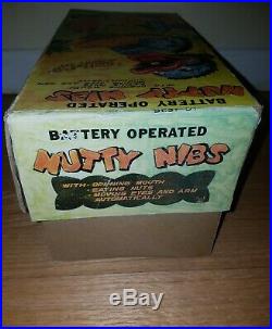 Nutty Nibs Linemar Marx tin battery operated toy windup playset tin lito mint