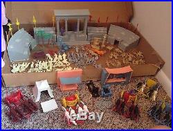 OFFICIAL Vintage 1959 Ben Hur playset SERIES 2000 with box and movie book