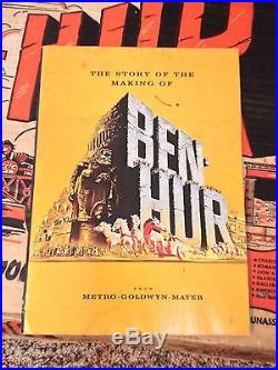 OFFICIAL Vintage 1959 Ben Hur playset SERIES 2000 with box and movie book