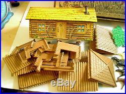 Old Marx Fort Apache Stockade Play Set Boxed