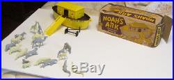 Old Vintage Marx Playset Toy Htf Noah's Ark W Animals And Original Box