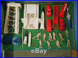 Old Vintage 1970 MARX Carry All Action Johnny Apollo Moon Launch Play Set 4630