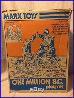 One Million B. C. Play Set Marx Toys Vintage, Dinosaurs, Cavemen