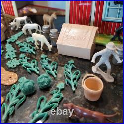 Original 1950s Marx Lazy Day Farm Playset Play Set INCOMPLETE