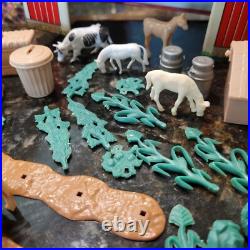 Original 1950s Marx Lazy Day Farm Playset Play Set INCOMPLETE