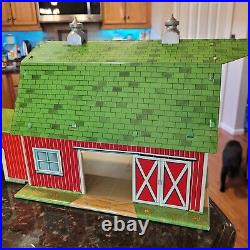 Original 1950s Marx Lazy Day Farm Playset Play Set INCOMPLETE